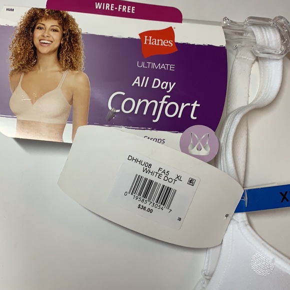 New, Hanes ultimate all day comfort wire free bra - Picture 2 of 5
